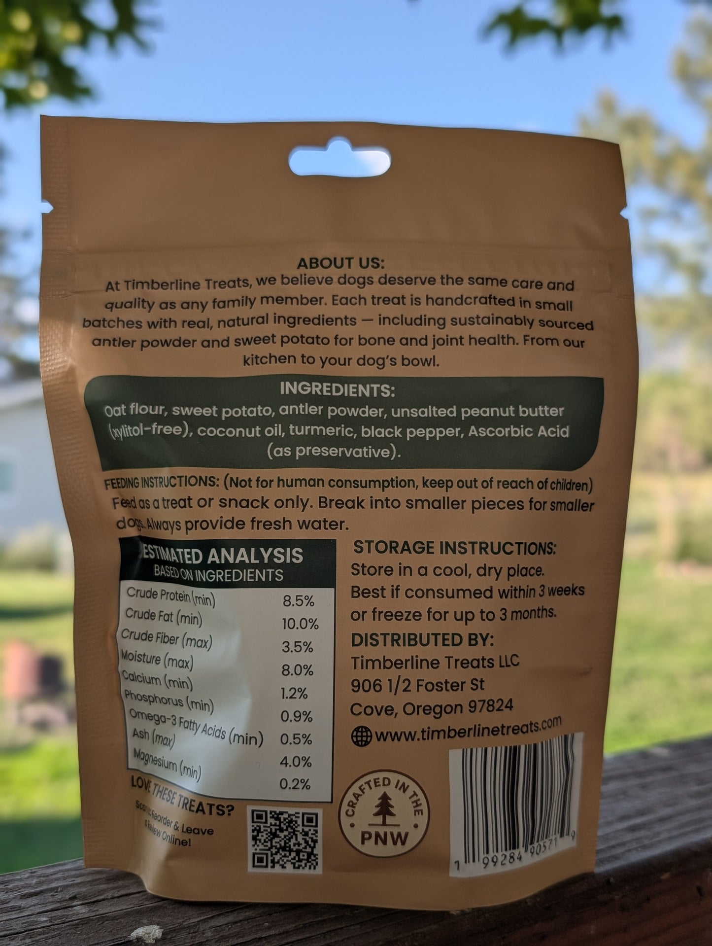 2 Antler & Root – Handcrafted Dog Treats with Elk Antler & Sweet Potato (4 oz ea)